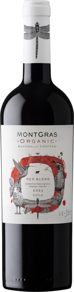 MONTGRAS ORGANIC RB - Colchagua 2023 Cepas